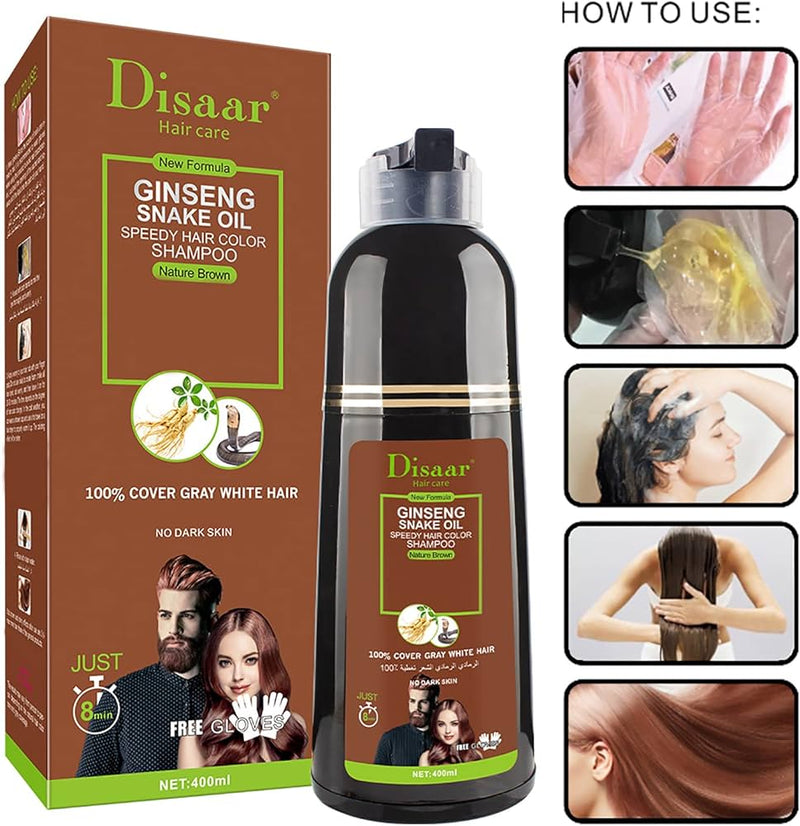 💖 Shampoo cubre canas 400ML💖 Duración de 7 a 12 meses