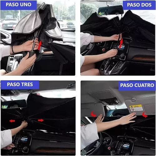 Parasol Plegable Para Auto- PROTECCIÓN TOTAL