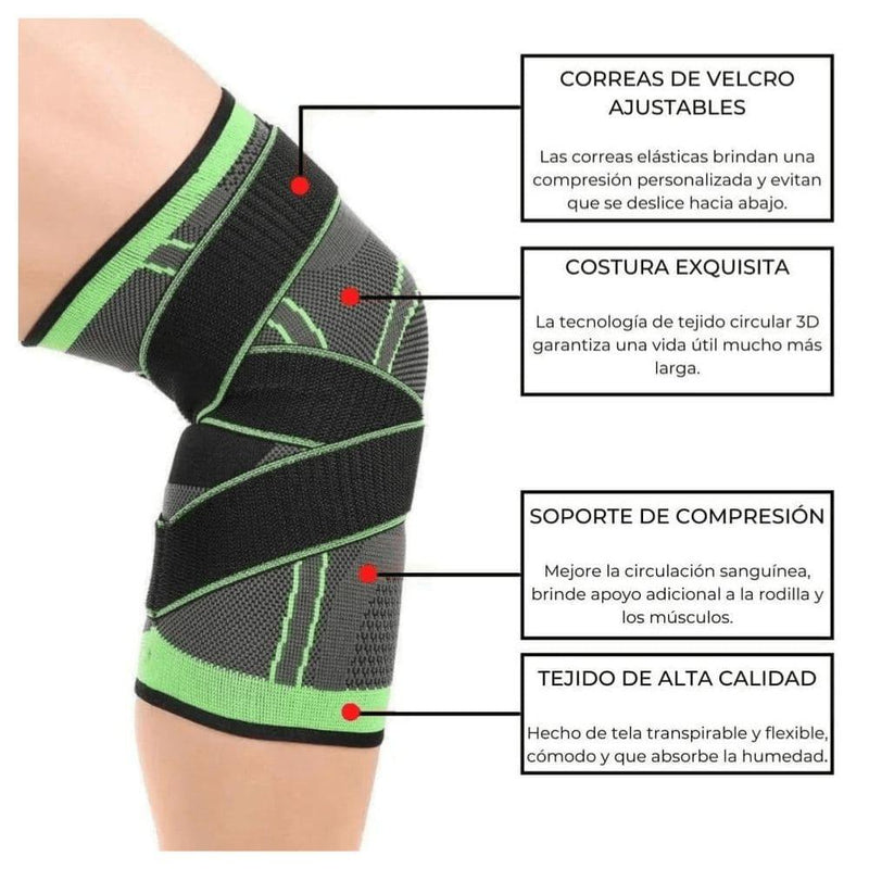 FlexFit- RODILLERA ELÁSTICA DE COMPRESIÓN - Grecia shop